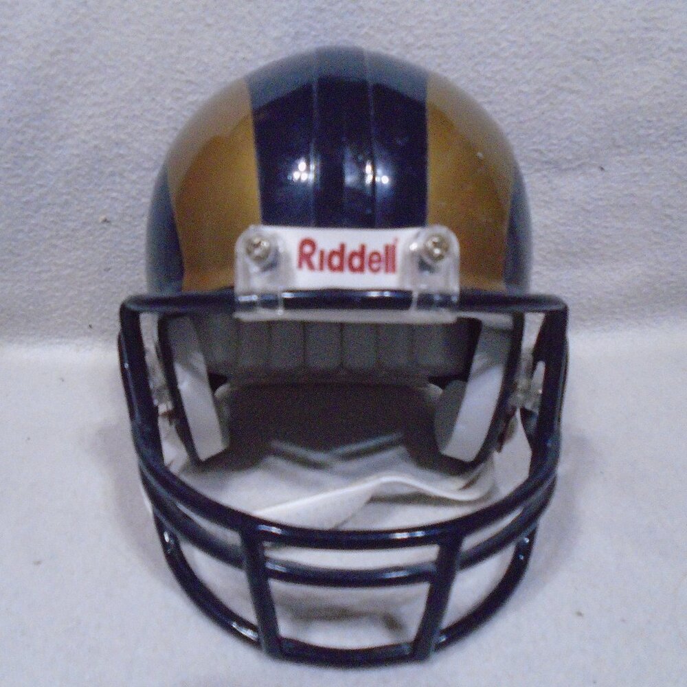 Riddell St Louis Los Angeles Rams 2000-2016 Throwback Mini Football Helmet